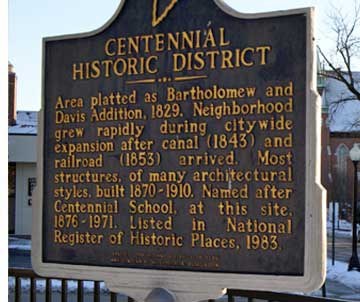 Centennial Historic District Sign